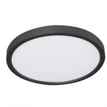 AFX Lighting, Inc. EGRF12LAJD3BK - Edge Round 12&#39;&#39; Flush Mount LED 22W 277V,5 CCT,BK