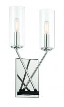 Minka-Lavery 2492-572 - 2 LIGHT WALL SCONCE