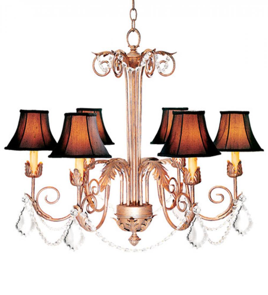 28" Wide Lindsay 6 Light Chandelier