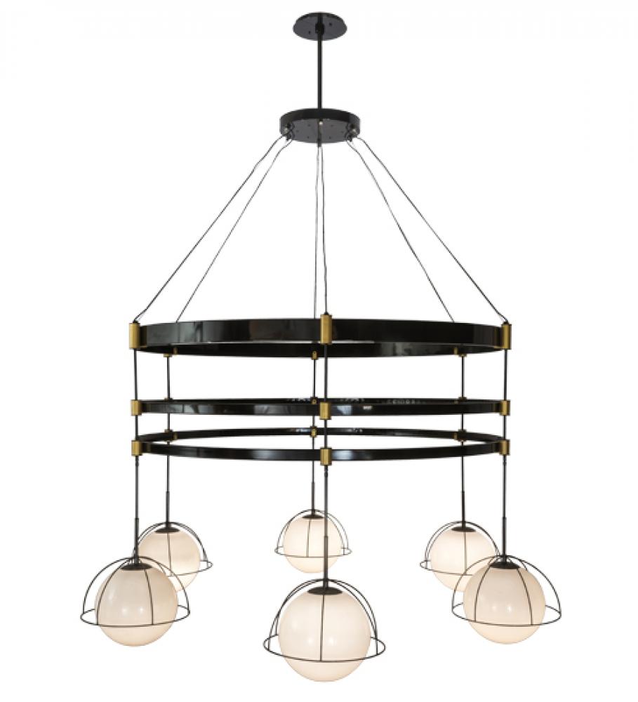 116"W Heliocentricity 6 LT Chandelier