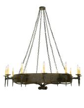 2nd Avenue Designs White 112814 - 72&#34; Wide Warwick 12 Light Chandelier