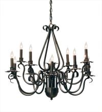 2nd Avenue Designs White 115373 - 30&#34; Wide Caleb 12 Light Chandelier