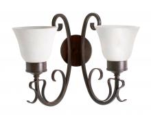2nd Avenue Designs White 120144 - 19&#34; Wide Mirasol 2 Light Wall Sconce