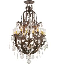 2nd Avenue Designs White 120332 - 40&#34;W French Baroque 16 LT Chandelier