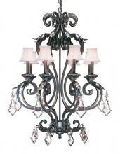 2nd Avenue Designs White 120430 - 28&#34; Wide Josephine 8 Light Chandelier