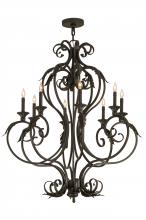 2nd Avenue Designs White 120434 - 36&#34;W Josephine 8 LT Chandelier