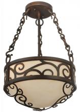 2nd Avenue Designs White 127257 - 12&#34; Wide Lilliana Inverted Pendant