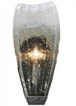 2nd Avenue Designs White 131654 - 5.75&#34;W Metro Fusion Crystal Clear Glass Wall Sconce