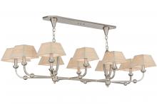 2nd Avenue Designs White 142272 - 58&#34;L Cesta 10 LT Oblong Chandelier