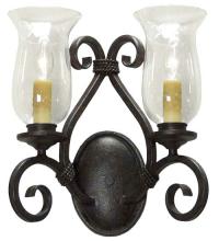 2nd Avenue Designs White 146395 - 13.5&#34; Wide Calvis 2 Light Wall Sconce
