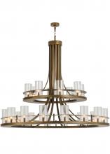 2nd Avenue Designs White 146669 - 60&#34;W Arion 24 LT Two Tier Pendant