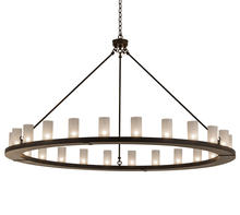 2nd Avenue Designs White 159969 - 72&#34;W Loxley 24 LT Chandelier