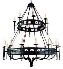 2nd Avenue Designs White 160775 - 72&#34; Wide Gina 24 Light Two Tier Chandelier