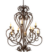 2nd Avenue Designs White 201575 - 48&#34; Wide Josephine 10 Light Chandelier