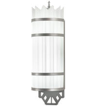 2nd Avenue Designs White 204267 - 6&#34; Wide Lagoon Deco Wall Sconce