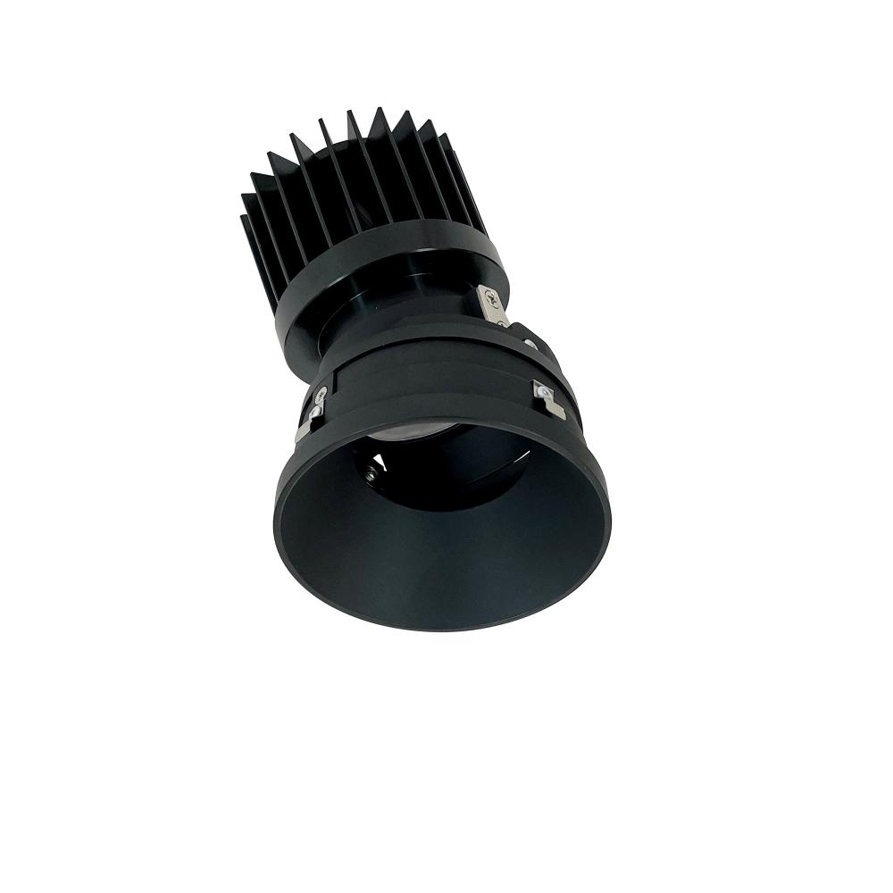 4" Iolite PLUS Round Trimless Adjustable, 1500lm/2000lm (varies by housing), 2700K, Black Finish