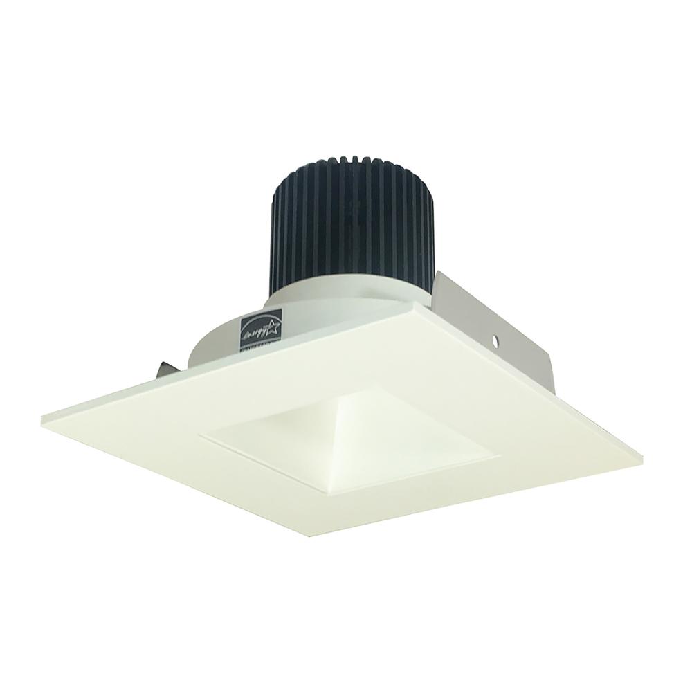 4" Iolite LED Square Reflector with Square Aperture, 1000lm / 14W, 3000K, White Reflector /