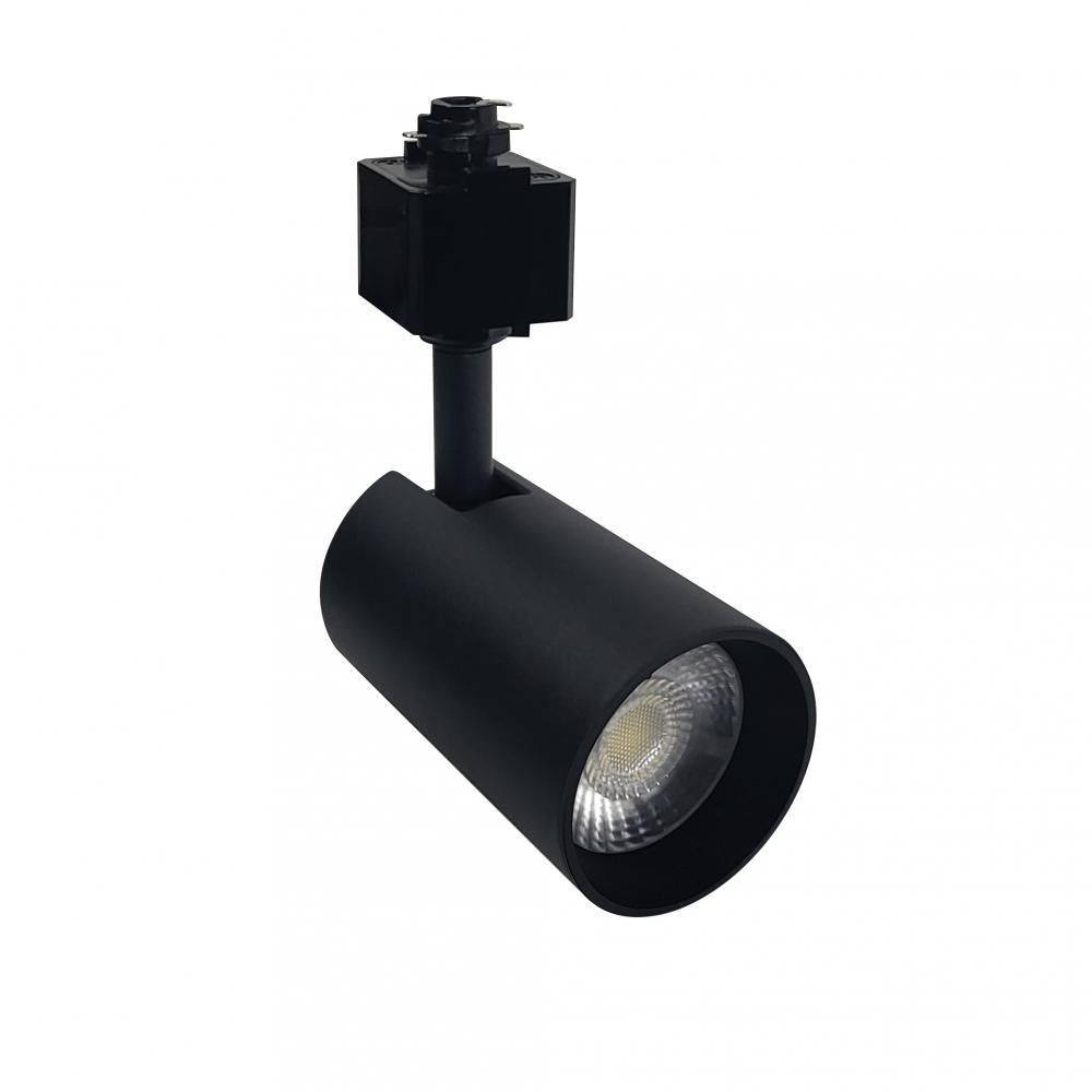 MAX Mini LED Track Head, 1000lm / 13W, 2700K, Narrow Flood optic, Black finish, J-style