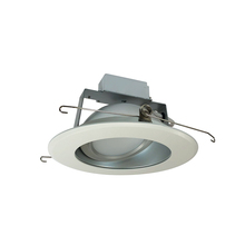 Nora NLCBC-66935XHZWLE4EM - 6" Cobalt Adjustable LED Retrofit, 1200lm / 14W, 3500K, Haze Reflector / White Flange, 120V-277V