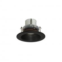 Nora NLCBC2-45230BZBZ/10LE4 - 4" Cobalt Click LED Retrofit, Baffle, 1000lm / 12W, 3000K, Bronze Baffle / Bronze Flange,