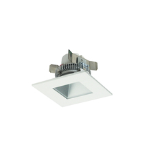 Nora NLCBC2-45630HZW/ALE4 - 4" Cobalt Click LED Retrofit, Square Reflector, 750lm / 10W, 3000K, Haze Reflector / White