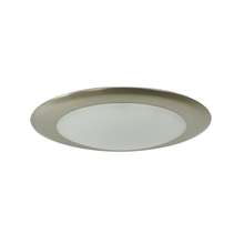 Nora NLOPAC-R6509T2440NM - 6&#34; AC Opal LED Surface Mount, 1150lm / 16.5W, 4000K, Natural Metal finish