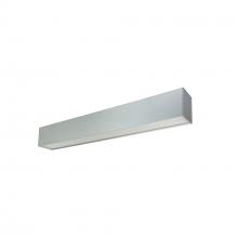 Nora NLUD-4334A - 4&#39; L-Line LED Indirect/Direct Linear, 6152lm / Selectable CCT, Aluminum Finish