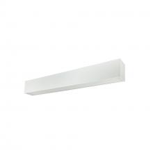 Nora NLUD-4334W - 4&#39; L-Line LED Indirect/Direct Linear, 6152lm / Selectable CCT, White Finish