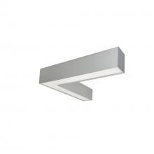 Nora NLUD-L334A - &#34;L&#34; Shaped L-Line LED Indirect/Direct Linear, 3781lm / Selectable CCT, Aluminum Finish