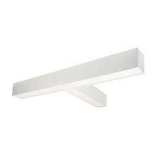 Nora NLUD-T334W - &#34;T&#34; Shaped L-Line LED Indirect/Direct Linear, 5027lm / Selectable CCT, White Finish