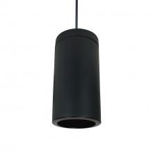 Nora NYLI-6PI1BBB - 6&#34; Cylinder, Black, Pendant Mount, Incandescent, Refl., Black