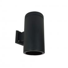 Nora NYLI-6WI1BBB - 6&#34; Cylinder, Black, Wall Mount, Incandescent, Refl., Black