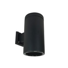 Nora NYLS3-6W1L330NC12BBB - 6&#34; Sapphire III Wall Mount Black Cylinder, Black Reflector/Black Flange, 120-277; 0-10V Dimming,