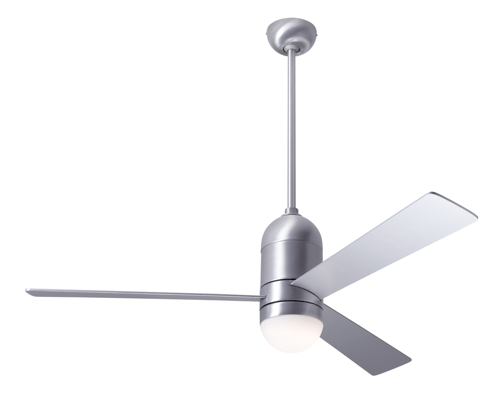 Cirrus DC Fan; Brushed Aluminum Finish; 50" Aluminum Blades; 17W LED; Remote Control