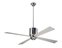 Modern Fan Co. LAP-BN-50-SV-NL-002 - Lapa Fan; Bright Nickel Finish; 50&#34; Silver Blades; No Light; Fan Speed and Light Control (3-wire