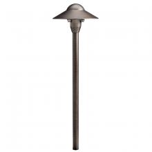 Kichler 15470CBR - Cast Brass Small Dome Path Light