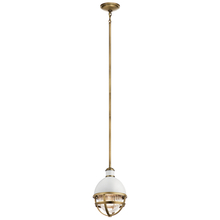 Kichler 43011NBR - Tollis™ 12.5&#34; 1 Light Mini Pendant Natural Brass