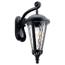 Kichler 49234BSL - Cresleigh 22&#34; 1 Light Wall Light Black with Silver Highlights