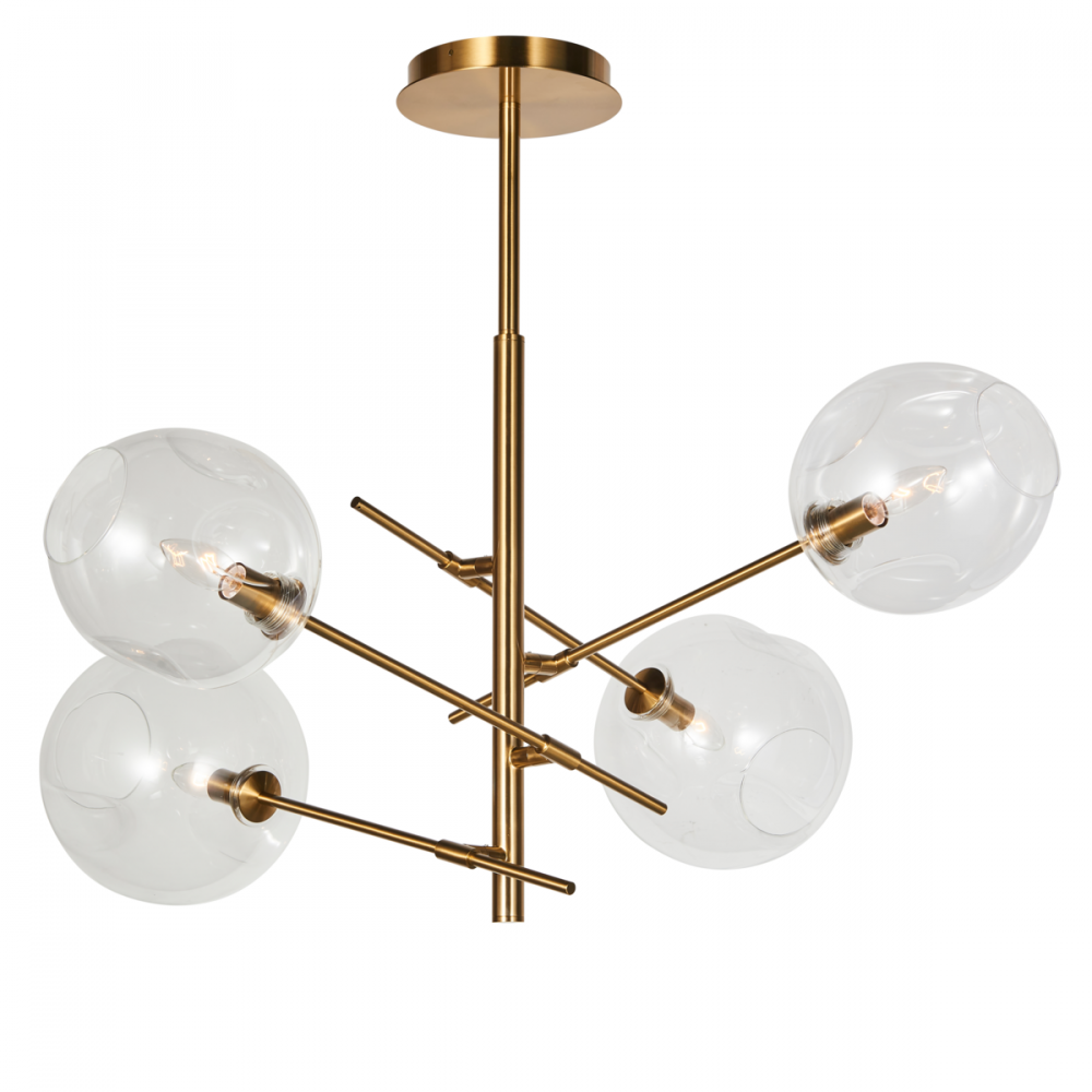 Marino 4-light Chandelier - Brass