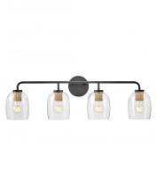 Lark 85014BK - Large Four Light Vanity