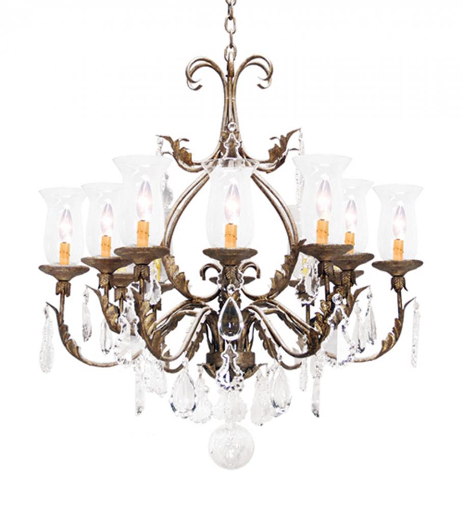 36" Wide French Elegance 12 Light Crystal Chandelier