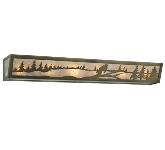 36"Wide Snowboarder Vanity Light