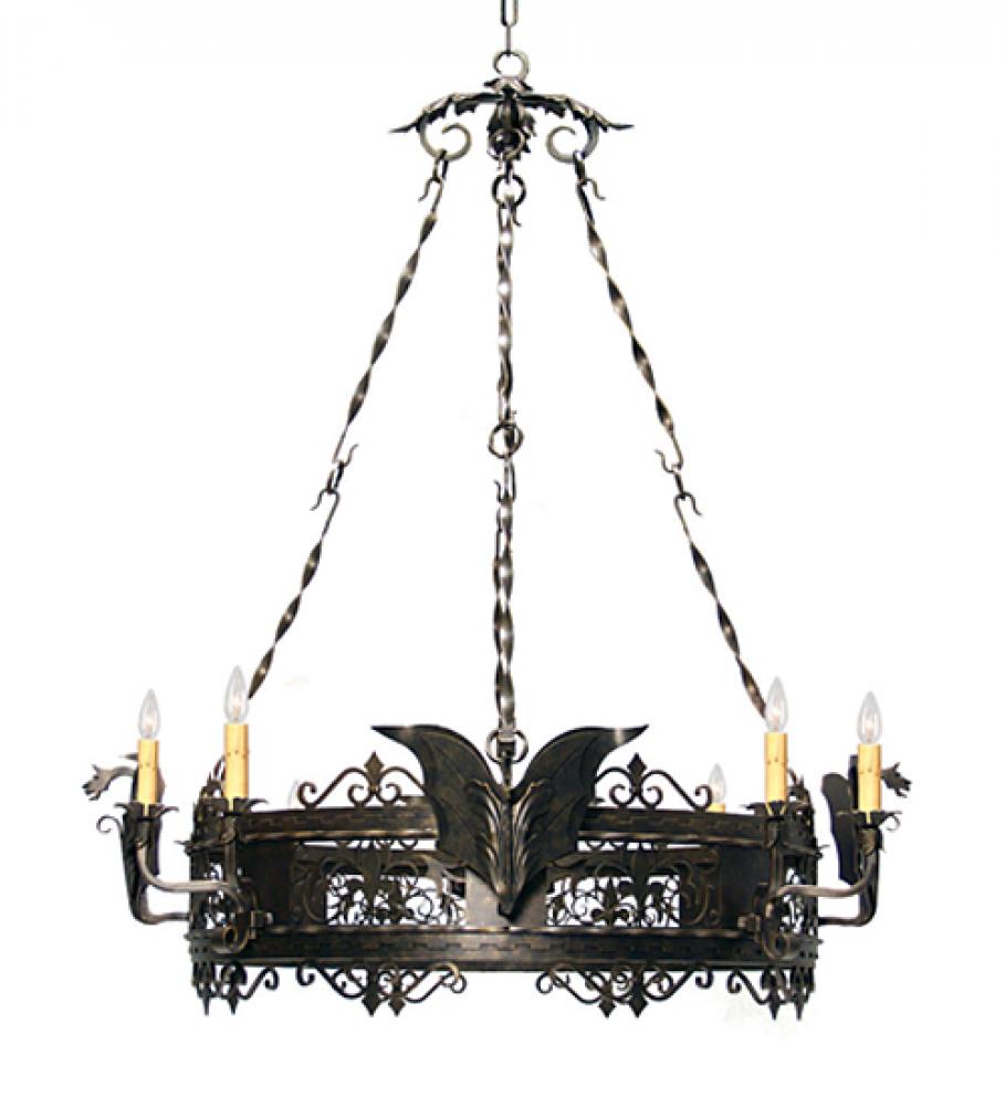 46" Wide Dragone 8 Light Chandelier