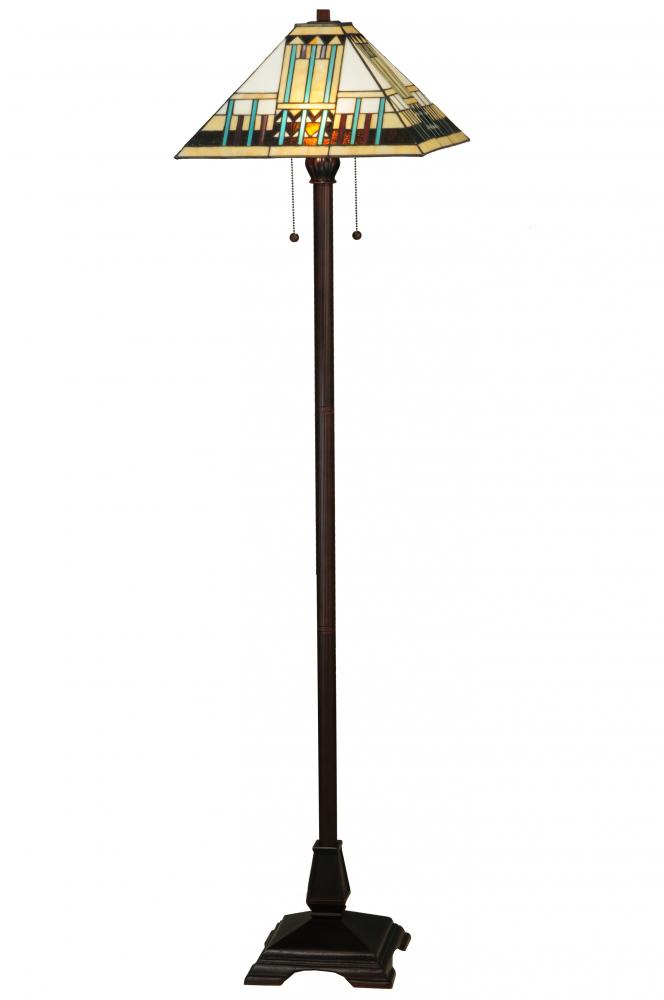 62"H Prairie Peaks Floor Lamp