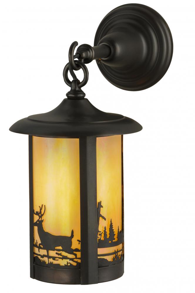 7.5"W Fulton Deer Creek Hanging Wall Sconce