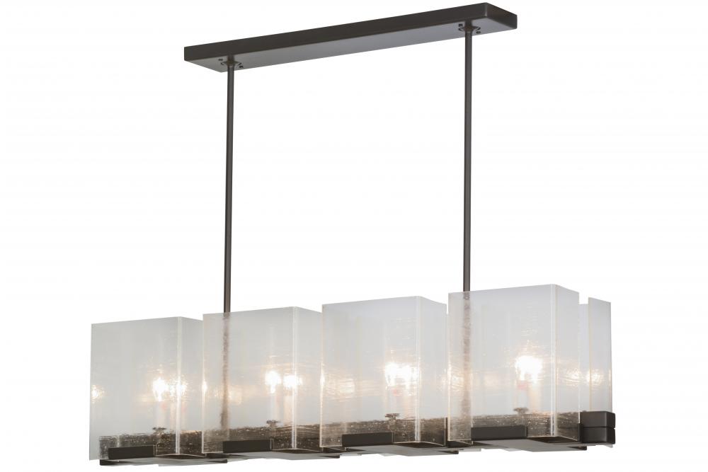 41"L Ice Cube 8 LT Oblong Chandelier