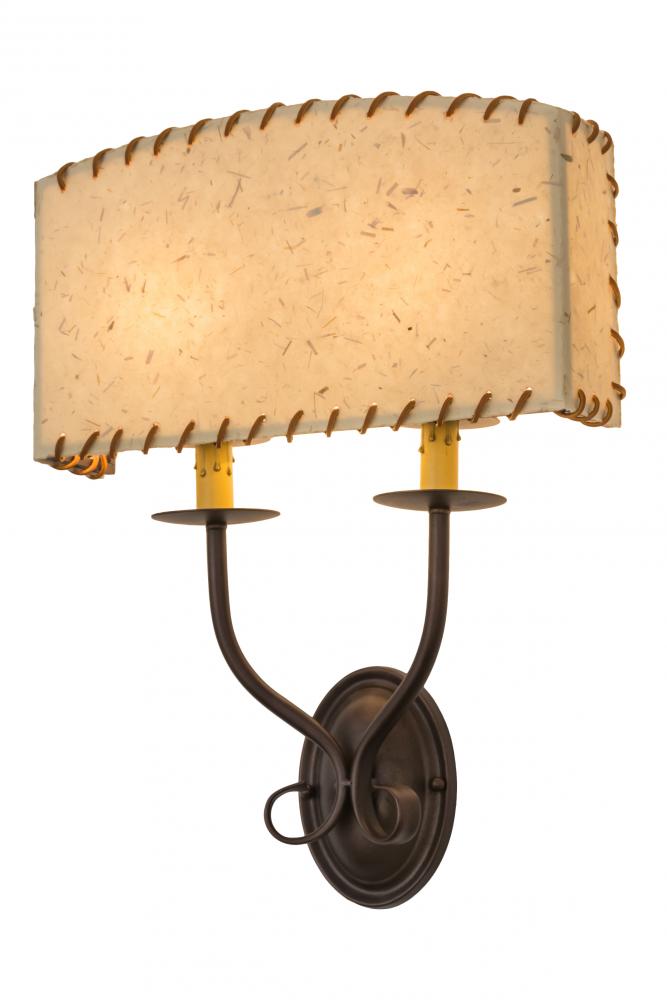 15" Wide Ranchero Wall Sconce