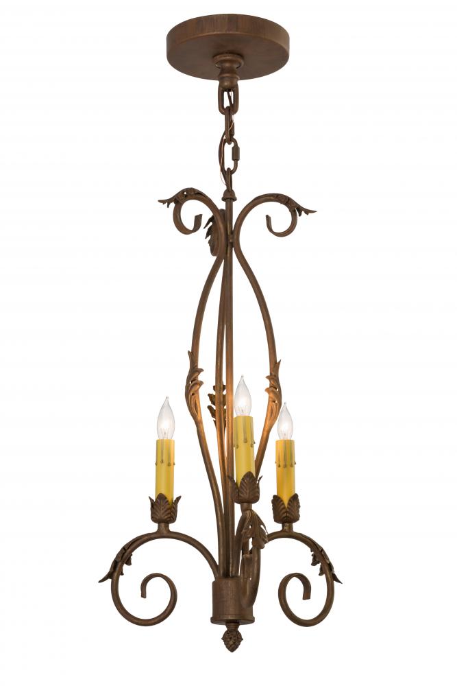 12"W Alexandria 3 LT Chandelier