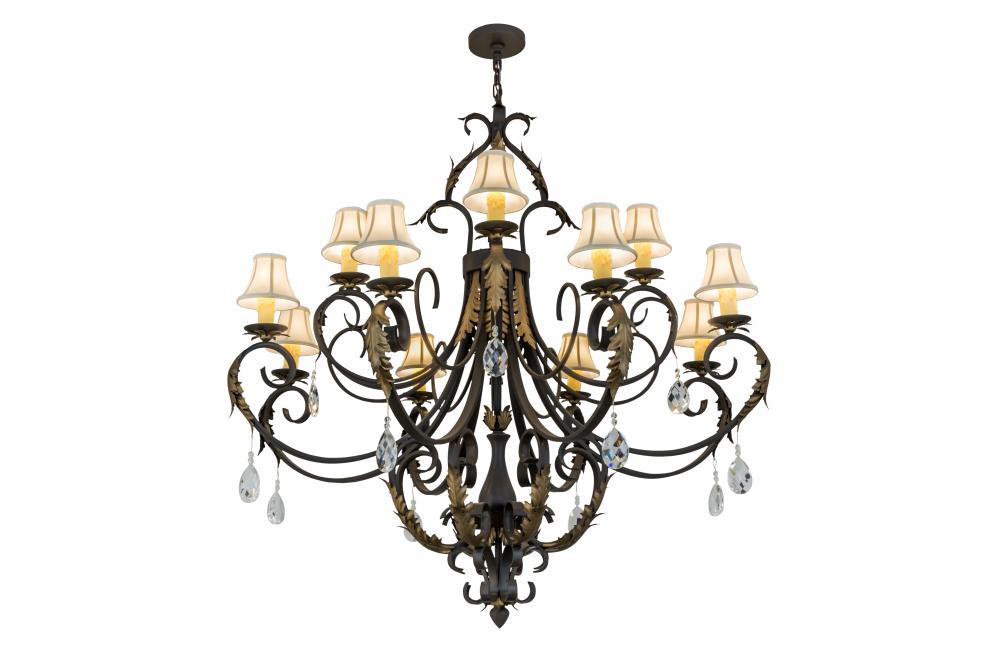 54"W Ingrid 12 LT Chandelier