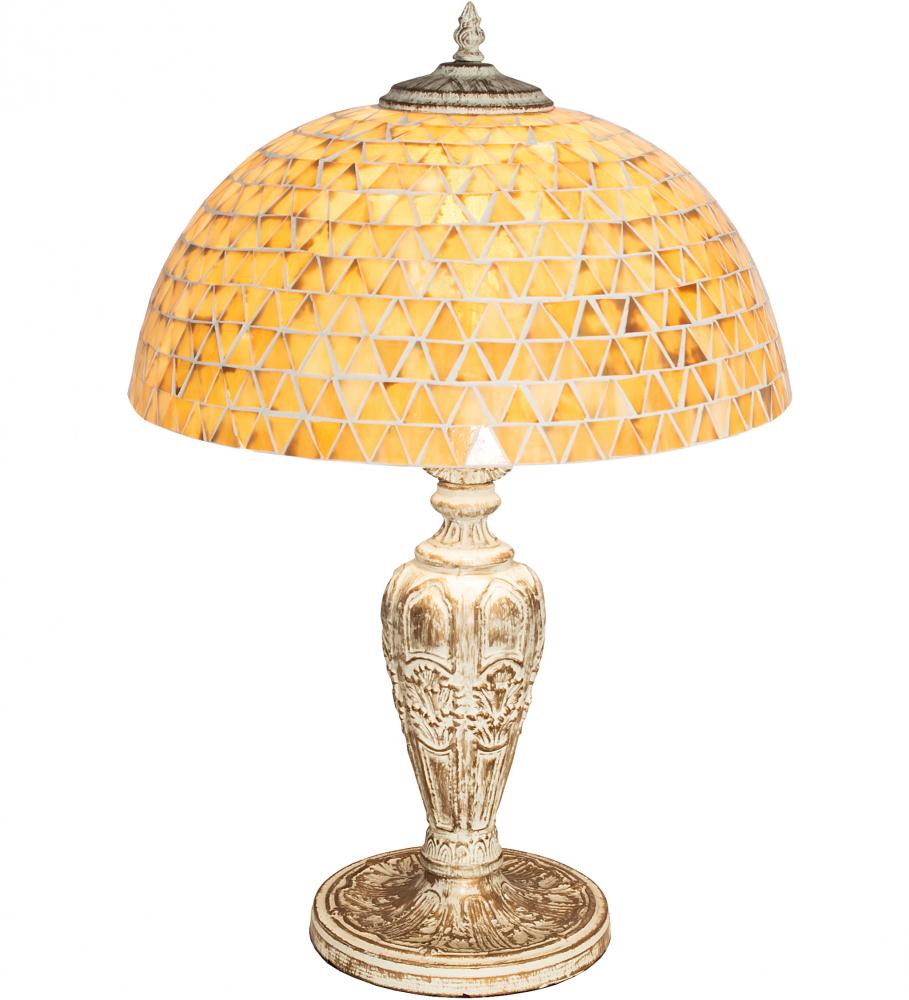 24" High Mosaic Dome Table Lamp